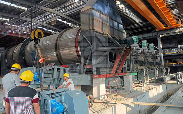 環(huán)保污泥烘干設備安裝現(xiàn)場 環(huán)保污泥烘干設備安裝現(xiàn)場